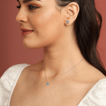 Load image into Gallery viewer, Blue Moissanite Jewelry Set Fine Color Jewels dla-dm-discount-all-143240, dla-dm-discount-all-154898, New