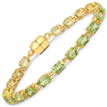 Load image into Gallery viewer, Genuine Peridot Tennis Bracelet