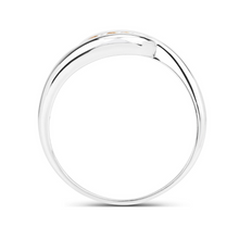 Load image into Gallery viewer, Genuine Citrine Bypass Engagement Ring