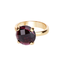 Load image into Gallery viewer, Natural Garnet Engagement Solitaire Ring