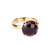 Load image into Gallery viewer, Natural Garnet Engagement Solitaire Ring