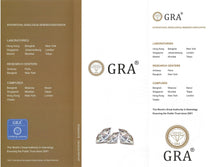 Load image into Gallery viewer, Quality certificate of Pink Moissanite Solitiare Necklace - FineColorJewels