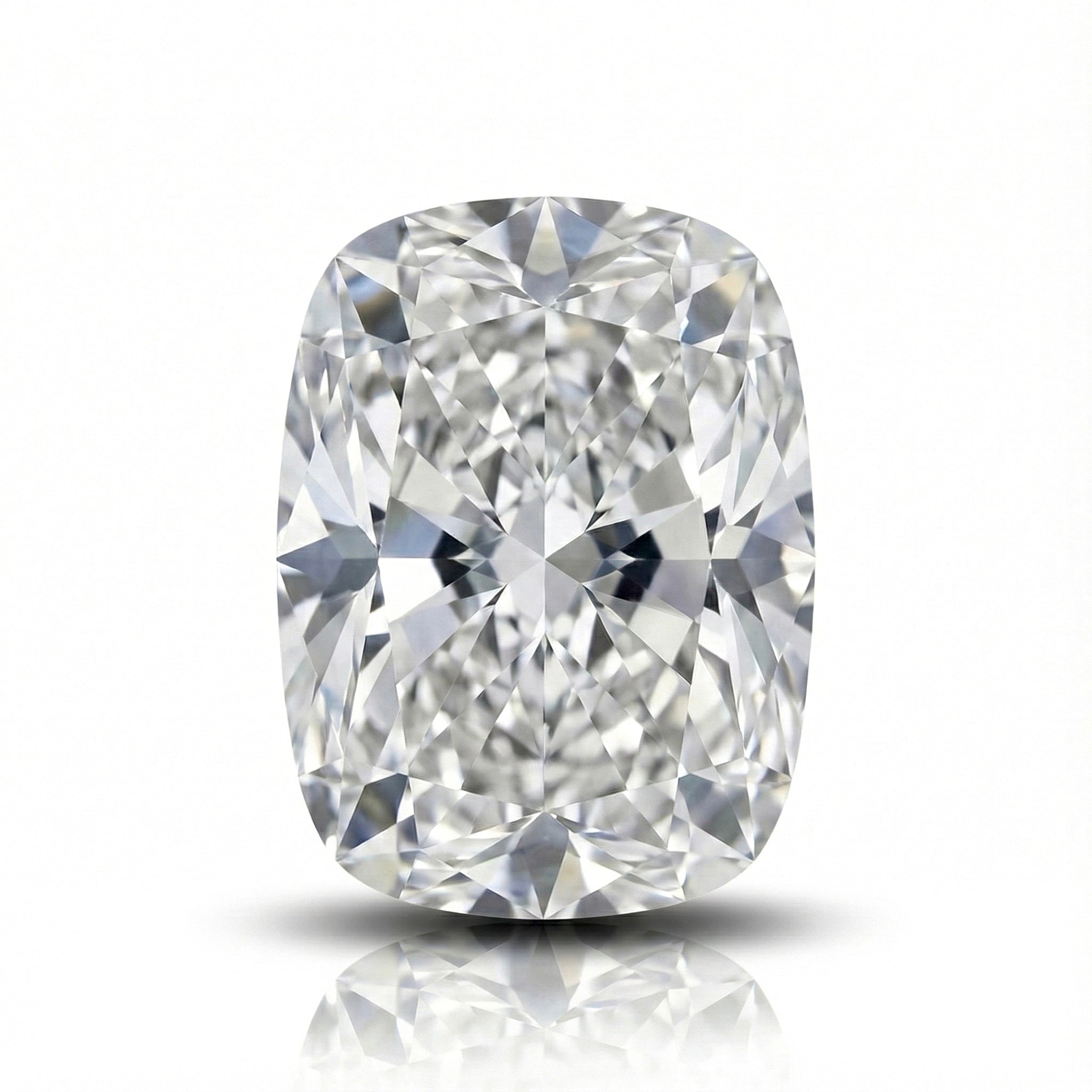 Long Cushion Cut Loose Lab Grown Diamond Stone SI1 IGI Certified