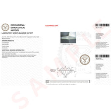 Load image into Gallery viewer, Asscher Cut Loose Lab Grown Diamond Stone VVS2 IGI Certified
