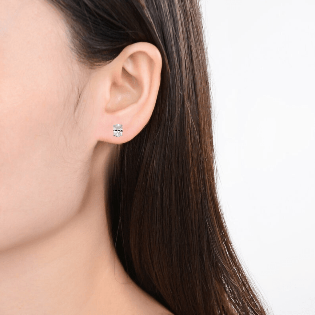affordable diamond solitaire, lab grown diamond studs