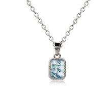 Load image into Gallery viewer, Natural Moss Agate Moss Agate Necklace Moss Agate Pendant Green Moss Agate Dainty Necklace Jewelry Gift For Her Black pendant black jewelry gift octagon moss agate bezel agate pendant gemini zodiac gift Valentines gift black necklace gift
