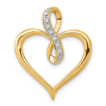 Load image into Gallery viewer, Diamond Infinity Heart Pendant