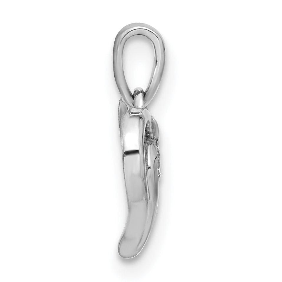 14K White Gold Heart Shaped Twisted Pendant Fine Color Jewels aesthetic pendant, best gift for girls, best gift for women, Christmas gift, diamond charm, diamond stud pendant, gift for her, gift for lovers, Gift for Mom, gift for women, gift from daughter, gift ideas for her, gifts for her, gold and diamond, gold pendant, heart motif, heart pendant, heart shape pendant, heart shaped pendant, lovers gift, Mother's Day Gift, New Year gift, twisted pendant, two tone pendant, Valentine's Day gift