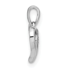 Load image into Gallery viewer, 14K White Gold Heart Shaped Twisted Pendant Fine Color Jewels aesthetic pendant, best gift for girls, best gift for women, Christmas gift, diamond charm, diamond stud pendant, gift for her, gift for lovers, Gift for Mom, gift for women, gift from daughter, gift ideas for her, gifts for her, gold and diamond, gold pendant, heart motif, heart pendant, heart shape pendant, heart shaped pendant, lovers gift, Mother&#39;s Day Gift, New Year gift, twisted pendant, two tone pendant, Valentine&#39;s Day gift