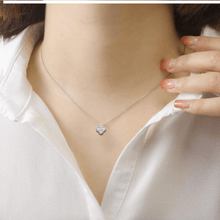 Load image into Gallery viewer, 14K White Gold Four Leaf Clover Charm Pendant Fine Color Jewels Birthday gift for her, Bridesmaid Gift for Her, clover pendant, diamond gift for her, diamond necklace, dla-dm-discount-all-153807, Elegant Gift for Her February Birthstone, everyday gift for her, flower necklace, four petal pendant, gift for her, gift for hergift for women, gift for women, Jewelry Gift for her, minimal necklace, Quatrefoil pendant, ring gift for her., Wedding Gift For Her