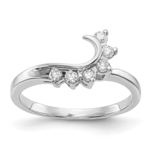 Load image into Gallery viewer, 14K White Gold Lab Grown Diamond Ring Fine Color Jewels 14k White Gold, best gift for girls, best gift for women, Bridal Ring, Christmas gift, Diamond Ring, Diamond Wrap Ring, dla-dm-discount-all-153807, Enhancer Guard Ring, gift for her, Gift for Mom, gift for women, gift from daughter, Jewelry Gift, Lab Grown Diamond, New Year gift, Valentine&#39;s Day gift, Wedding Band Ring