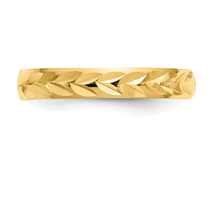 Load image into Gallery viewer, 10K Gold Textured Adjustable Toe Ring
