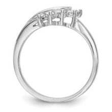 Load image into Gallery viewer, 14K White Gold Lab Grown Diamond Ring Fine Color Jewels 14k White Gold, best gift for girls, best gift for women, Bridal Ring, Christmas gift, Diamond Ring, Diamond Wrap Ring, dla-dm-discount-all-153807, Enhancer Guard Ring, gift for her, Gift for Mom, gift for women, gift from daughter, Jewelry Gift, Lab Grown Diamond, New Year gift, Valentine&#39;s Day gift, Wedding Band Ring