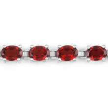 Load image into Gallery viewer, Natural Garnet Tennis Bracelet