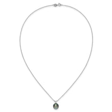 Load image into Gallery viewer, Black Teardrop Tahitian Pearl Necklace