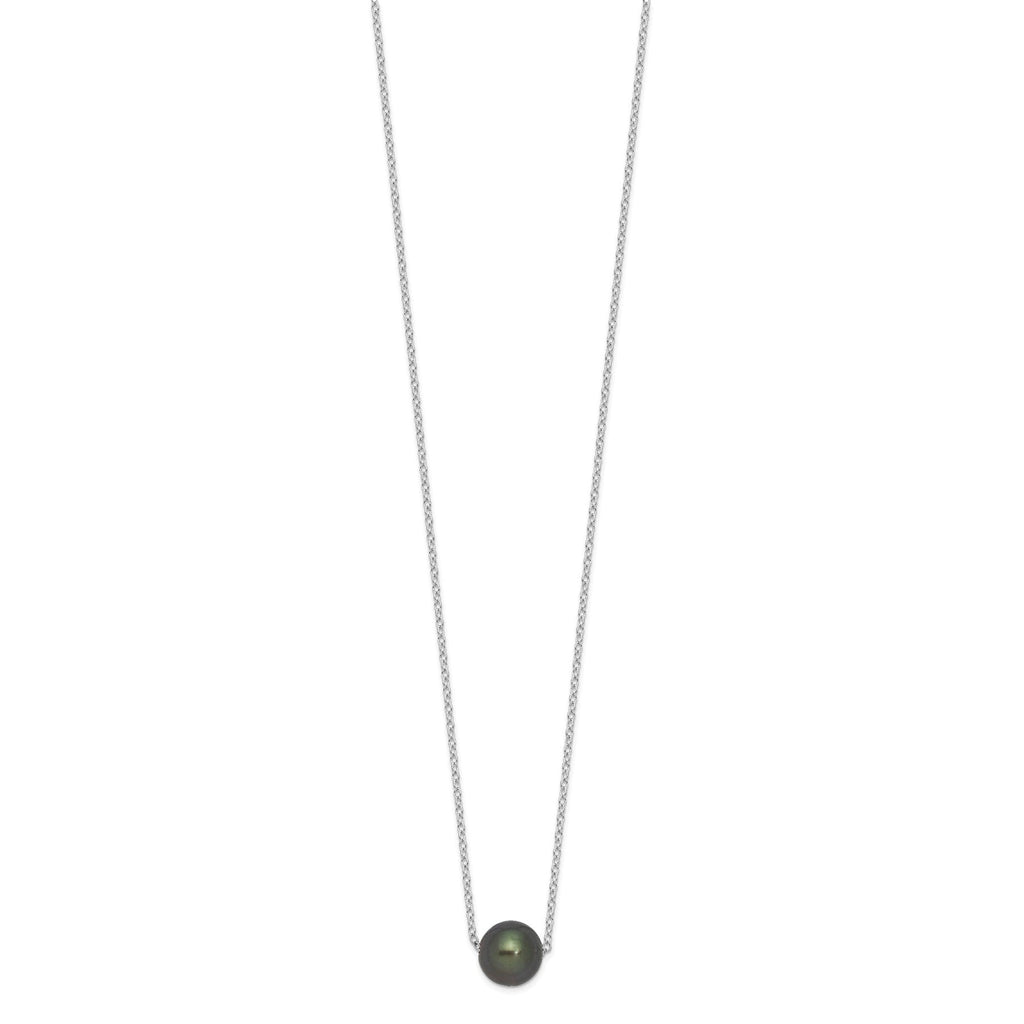 Black Cultured Tahitian Pearl Necklace