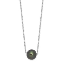 Load image into Gallery viewer, Black Cultured Tahitian Pearl Necklace