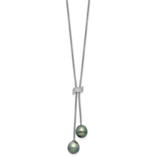 Load image into Gallery viewer, Tahitian Black Pearl Necklace
