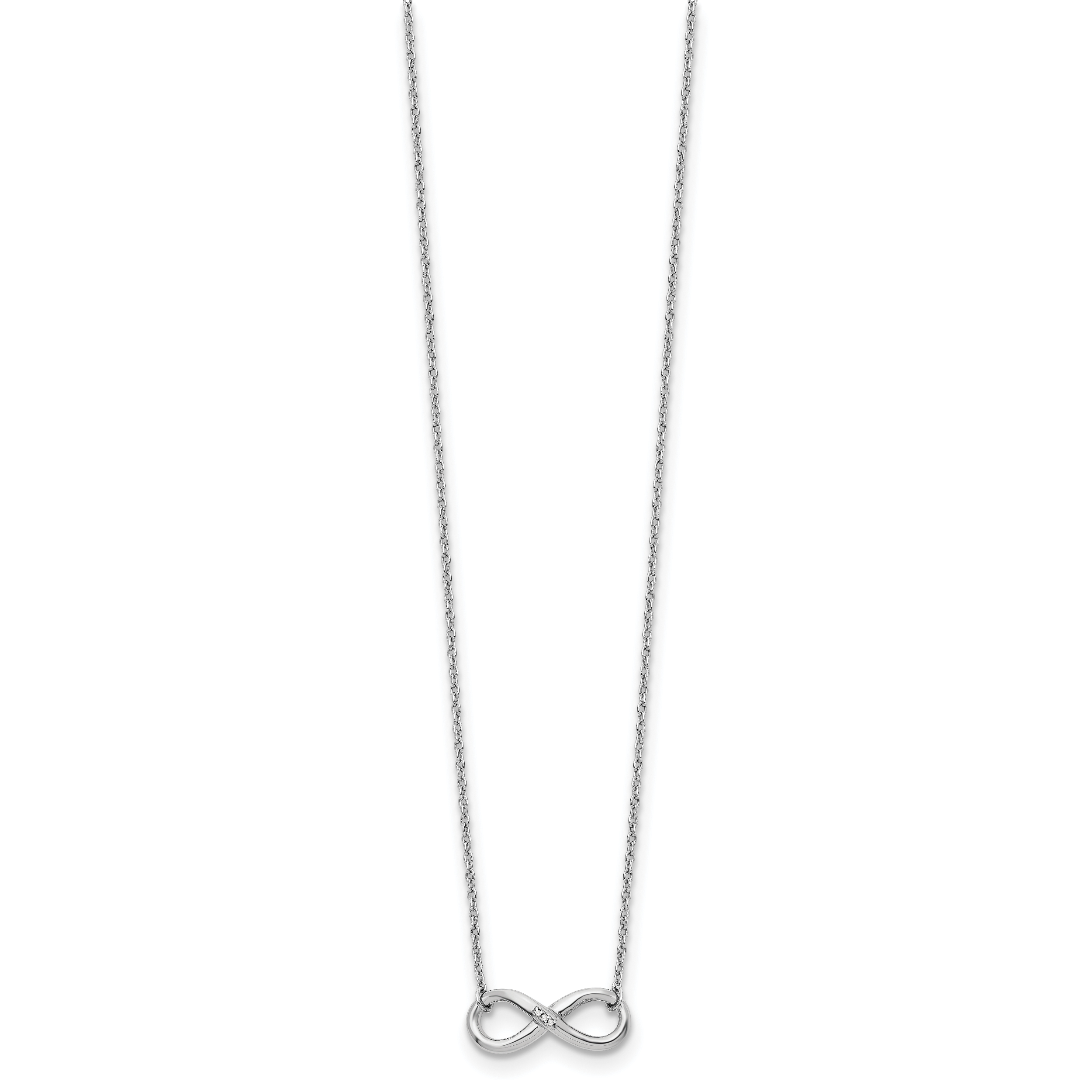 Diamond Infinity Necklace