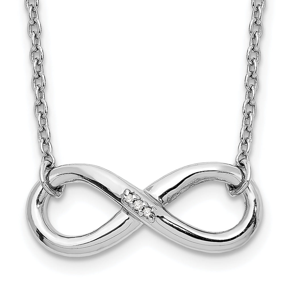 Diamond Infinity Necklace