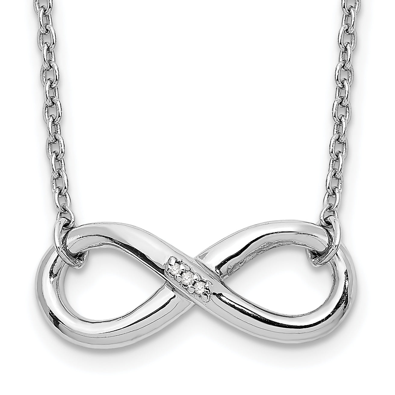 Diamond Infinity Necklace