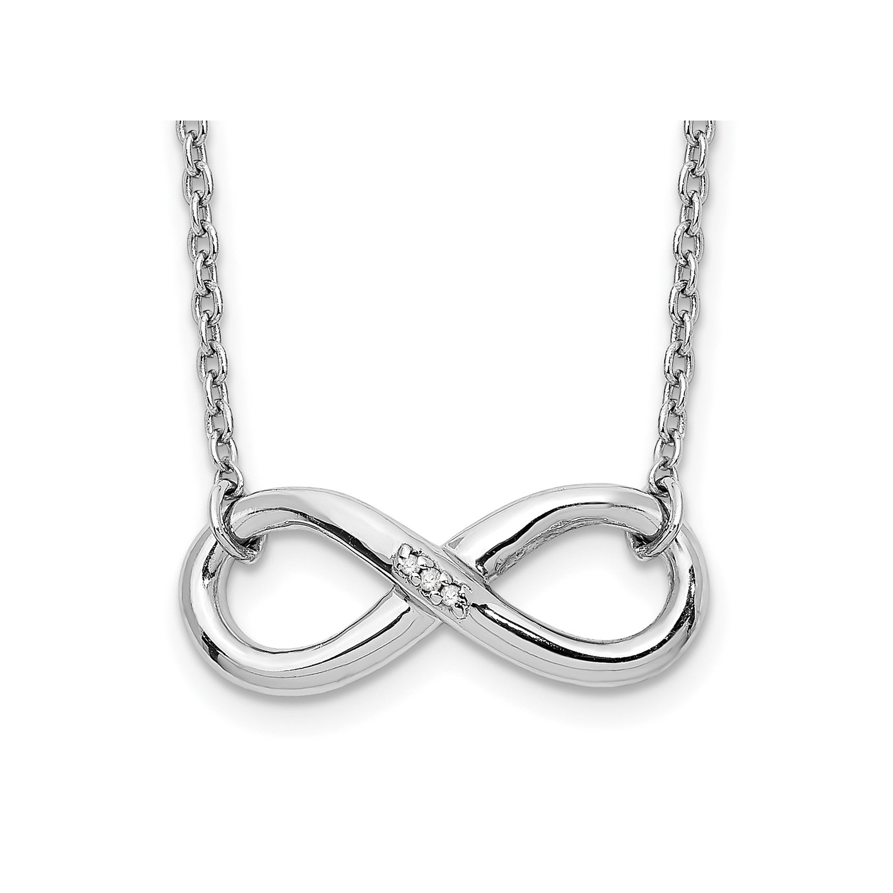 Diamond Infinity Necklace