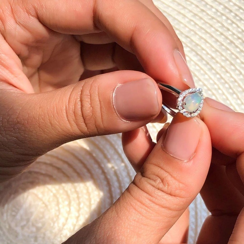 teardrop ring design, pear shape ring design
