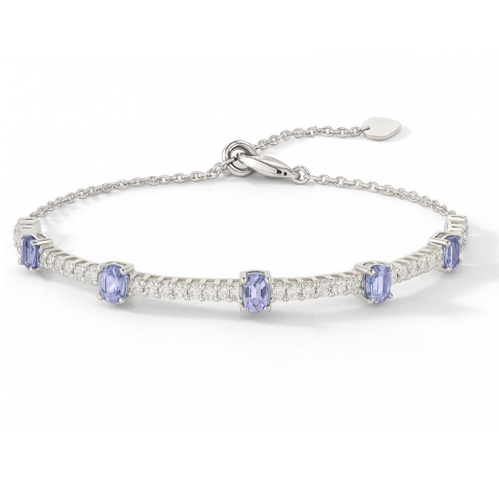 Tanzanite Adjustable Bracelet