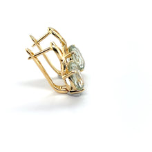 Load image into Gallery viewer, Natural Green Prasiolite Earrings Sterling Silver