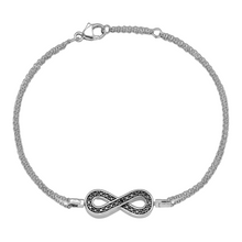 Load image into Gallery viewer, Diamond Infinity Bracelet