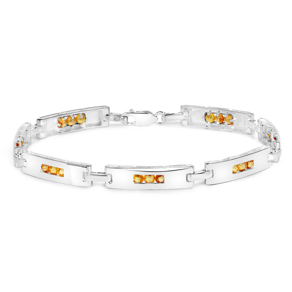 Genuine Yellow Sapphire Tennis Bracelet