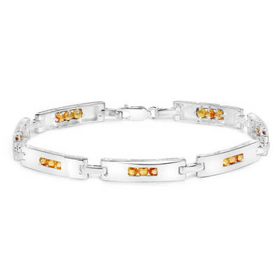 Genuine Yellow Sapphire Tennis Bracelet