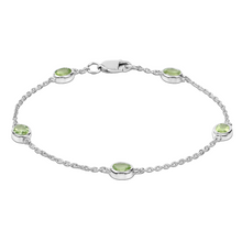 Load image into Gallery viewer, Genuine Green Peridot By The Yard Bracelet