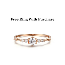 Load image into Gallery viewer, Genuine Green Amethyst Solitaire Ring