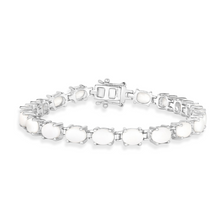 Load image into Gallery viewer, Natural Opal Tennis Bracelet