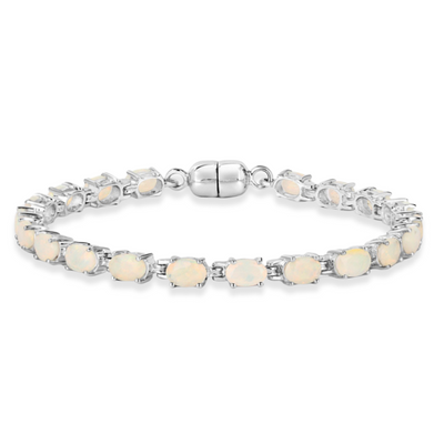 Genuine Ethiopian Opal Tennis Bracelet