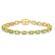 Load image into Gallery viewer, Genuine Peridot Tennis Bracelet