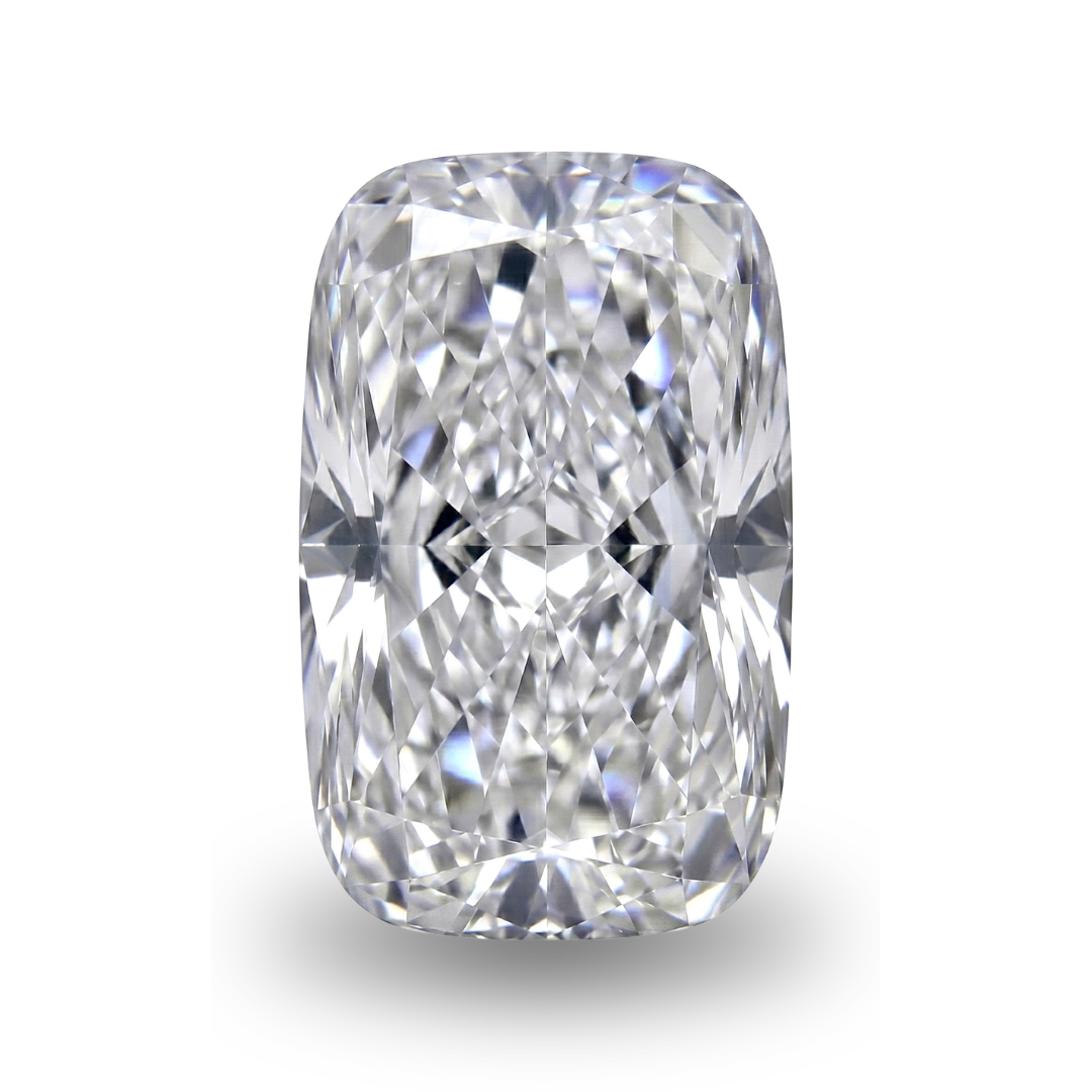 Long Cushion Cut Loose Lab Grown Diamond Stone VVS1 IGI Certified