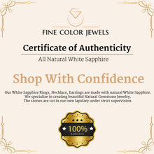 Load image into Gallery viewer, Princess Like Art Deco Rose Gold Plated Natural White Sapphire Ring Barbie Inspired Dainty Marquise Ring for Women and Girls Gift for Her - FineColorJewels