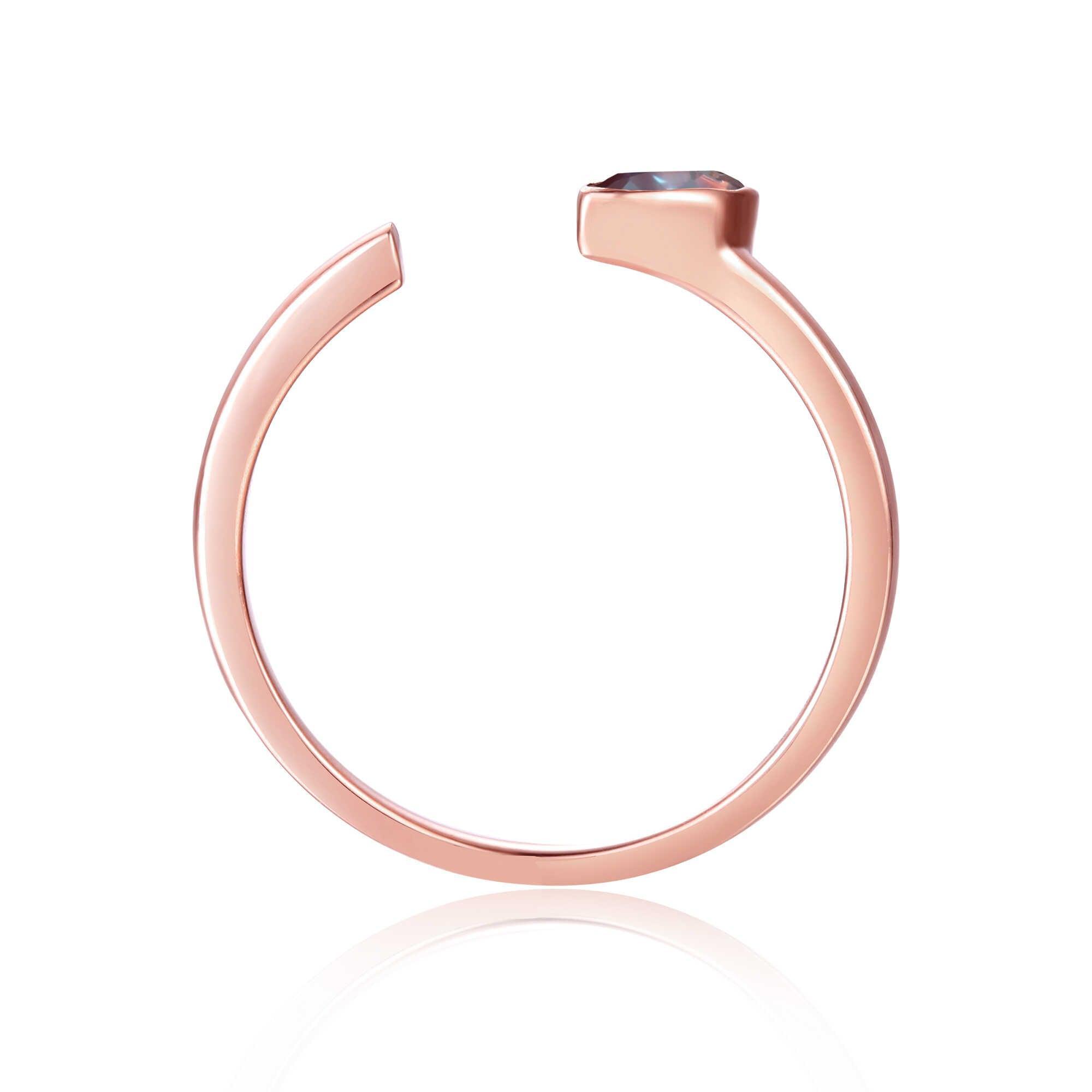 Created Alexandrite June Birthstone Marquise Ring - FineColorJewels