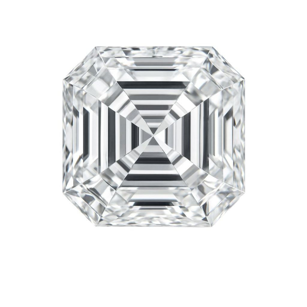 Asscher Cut Loose Lab Grown Diamond Stone VS2 IGI Certified