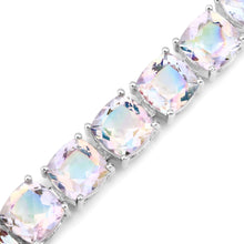 Load image into Gallery viewer, Genuine Opal Rainbow Quartz Tennis Bracelet
