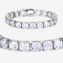 Load image into Gallery viewer, Genuine Opal Rainbow Quartz Tennis Bracelet