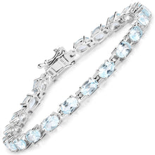 Load image into Gallery viewer, Natural Blue Topaz Bracelet