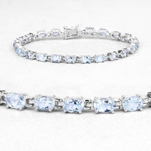 Load image into Gallery viewer, Natural Blue Topaz Bracelet