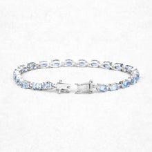 Load image into Gallery viewer, Natural Blue Topaz Bracelet