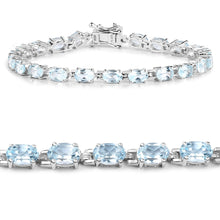 Load image into Gallery viewer, Natural Blue Topaz Bracelet