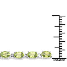 Load image into Gallery viewer, Genuine Green Peridot Tennis Bracelet