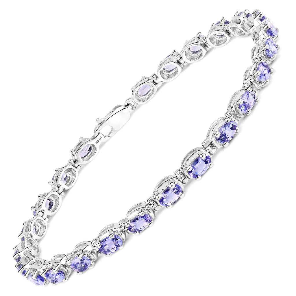 Genuine Purple Tanzanite Tennis Bracelet Women