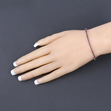 Load image into Gallery viewer, Genuine Pink Ruby Tennis Bracelet